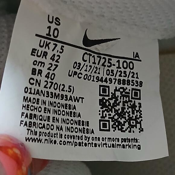 Nike Women's SZ 10 Court Royale 2 Mid Triple White CT1725-100 NEW - Picture 8 of 8